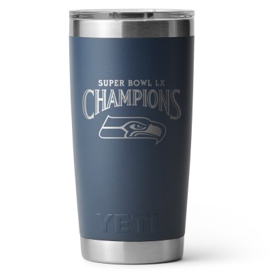 Seattle Seahawks YETI Super Bowl LX Champions 20oz. Rambler Tumbler with Magslider Lid