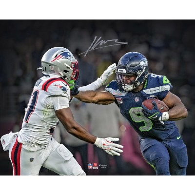 Kenneth Walker III Seattle Seahawks Autographed Fanatics Authentic Super Bowl LX Champions 16 x 20 Photograph