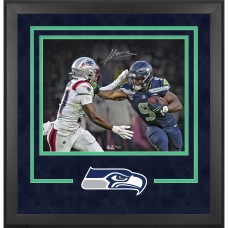 Kenneth Walker III Seattle Seahawks Autographed Fanatics Authentic Super Bowl LX Champions Deluxe Framed 16 x 20 Photograph
