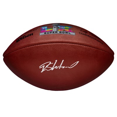 Rashid Shaheed Seattle Seahawks Autographed Fanatics Authentic Super Bowl LX Wilson Duke Football