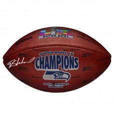 Rashid Shaheed Seattle Seahawks Autographed Fanatics Authentic Super Bowl LX Champions Wilson Duke Football