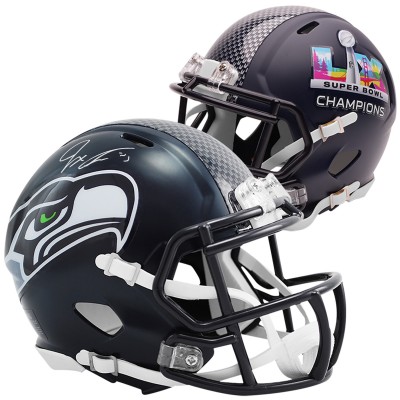 Jaxon Smith-Njigba Seattle Seahawks Autographed Fanatics Authentic Super Bowl LX Champions Riddell Speed Mini Helmet
