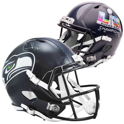 Cooper Kupp Seattle Seahawks Autographed Fanatics Authentic Super Bowl LX Champions Riddell Speed Replica Helmet