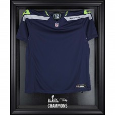 Seattle Seahawks Fanatics Authentic Super Bowl LX Champions Black Framed Jersey Logo Display Case