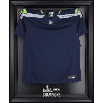 Seattle Seahawks Fanatics Authentic Super Bowl LX Champions Black Framed Jersey Logo Display Case