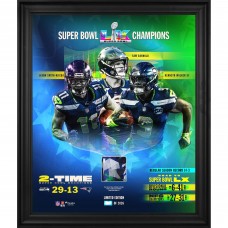 Seattle Seahawks Fanatics Authentic Super Bowl LX Champions Framed 20 x 24 Collage with Game-Used Confetti - Limited Edition of 2026 Seattle Seahawks Fanatics Authentic Super Bowl LX Champions Framed 20 x 24 Collage with Game-Used Confetti - Limited Edition of 2026