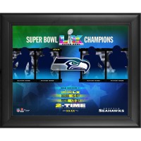 Seattle Seahawks Fanatics Authentic Super Bowl LX Champions Framed 13 x 16 Road to the Super Bowl Collage