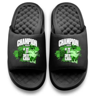 Unisex Jaxon Smith-Njigba ISlide Black Super Bowl LX Champions Motive Slide Sandals