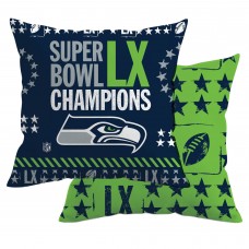 Seattle Seahawks Pegasus Super Bowl LX Champions 16 x 16 Team Décor Pillow Seattle Seahawks Pegasus Super Bowl LX Champions 16 x 16 Team Décor Pillow