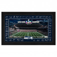Seattle Seahawks Highland Mint Super Bowl LX Champions 12 x 20 Signature Frame