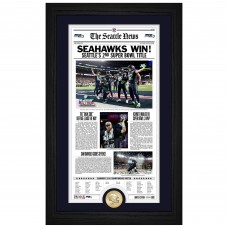 Seattle Seahawks Highland Mint Two-Time Super Bowl Champions 12 x 20 Front Page News Bronze Coin Photo Mint Seattle Seahawks Highland Mint Two-Time Super Bowl Champions 12 x 20 Front Page News Bronze Coin Photo Mint