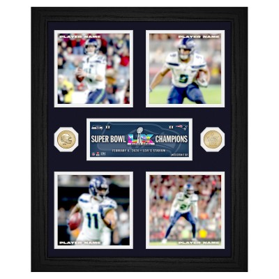 Seattle Seahawks Highland Mint Super Bowl LX Champions 18 x 22 Memorable Moments Bronze Coin Photo Mint