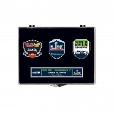 Seattle Seahawks WinCraft Super Bowl LX Champions Three-Piece Collector Pin Set Seattle Seahawks WinCraft Super Bowl LX Champions Three-Piece Collector Pin Set