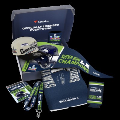 Seattle Seahawks WinCraft Super Bowl LX Champions Gift Box - $135 Value