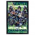 Seattle Seahawks Super Bowl LX Champions 22.375 x 34 Framed Poster Seattle Seahawks Super Bowl LX Champions 22.375 x 34 Framed Poster