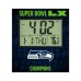 Seattle Seahawks Keyscaper Super Bowl LX Champions Digital Desk/Wall Clock