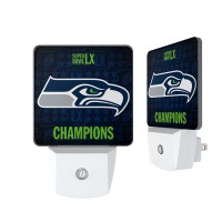 Seattle Seahawks Keyscaper Super Bowl LX Champions Two-Pack LED Night Light