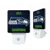 Seattle Seahawks Keyscaper Super Bowl LX Champions Two-Pack LED Night Light