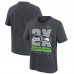 Подростковая Seattle Seahawks Nike Anthracite Two-Time Super Bowl Champions Multi-Champs T-Shirt
