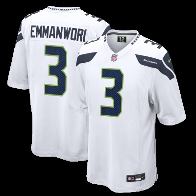 Seattle Seahawks Nick Emmanwori Nike White Game Jersey