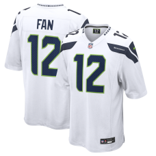 Игровая джерси Seattle Seahawks 12s Nike White Game Игровая джерси Seattle Seahawks 12s Nike White Game