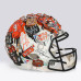 Joe Burrow Cincinnati Bengals Autographed Fanatics Authentic 2022 Alternate Riddell Speed Authentic Helmet - Art by Charles Fazzino - WN55916658