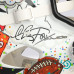 Joe Burrow Cincinnati Bengals Autographed Fanatics Authentic 2022 Alternate Riddell Speed Authentic Helmet - Art by Charles Fazzino - WN55916658
