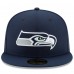 Бейсболка Seattle Seahawks New Era College Navy Super Bowl LX Champions Side Patch 59FIFTY