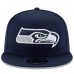 Бейсболка Seattle Seahawks New Era College Navy Super Bowl LX Champions Side Patch 9FIFTY Snapback
