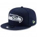 Бейсболка Seattle Seahawks New Era College Navy Super Bowl LX Champions Side Patch 9FIFTY Snapback