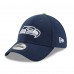 Бейсболка Seattle Seahawks New Era College Navy Super Bowl LX Champions Side Patch 39THIRTY