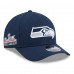 Бейсболка Seattle Seahawks New Era College Navy Super Bowl LX Champions Side Patch 9FORTY