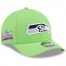 Бейсболка Seattle Seahawks New Era Neon Green Super Bowl LX Champions Side Patch 9FORTY