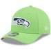 Бейсболка Seattle Seahawks New Era Neon Green Super Bowl LX Champions Side Patch 9FORTY