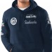 Seattle Seahawks Starter College Navy Two-Time Super Bowl Champions Classic Fleece Hoodie