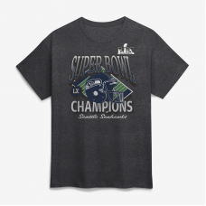 Футболка Seattle Seahawks Charcoal Super Bowl LX Champions Under The Lights 