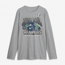 Seattle Seahawks Gray Super Bowl LX Under the Lights Long Sleeve T-Shirt