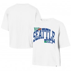  Женская футболка Seattle Seahawks 47 White Reed City