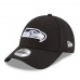 Подростковая Seattle Seahawks New Era Black Super Bowl LX Champions Side Patch 9FORTY Adjustable Hat