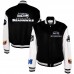 Seattle Seahawks Jeff Hamilton Black/White Full-Snap Varsity Jacket