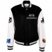 Seattle Seahawks Jeff Hamilton Black/White Full-Snap Varsity Jacket