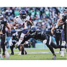 Фото с автографом D'Andre Swift Chicago Bears Fanatics Authentic 16 x 20 Stiff Arm vs. Philadelphia Eagles Фото с автографом D'Andre Swift Chicago Bears Fanatics Authentic 16 x 20 Stiff Arm vs. Philadelphia Eagles