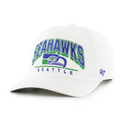 Бейсболка Seattle Seahawks 47 White Coltrane Throwback Rope Hitch