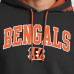 Толстовка Cincinnati Bengals Champion Black/Orange Contrast