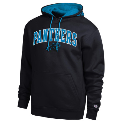 Толстовка Carolina Panthers Champion Black/Blue Contrast