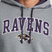 Толстовка Baltimore Ravens Champion Heather Gray/Purple Contrast