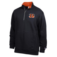 Пуловер Cincinnati Bengals Champion Black/Orange Fleece