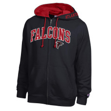 Толстовка Atlanta Falcons Champion Black/Red Full-Zip