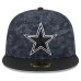 Бейсболка Dallas Cowboys New Era 2026 Salute To Service 59FIFTY - Black