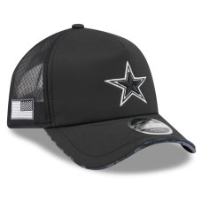 Бейсболка Dallas Cowboys New Era 2026 Salute To Service Apex 9FORTY Adjustable - Black